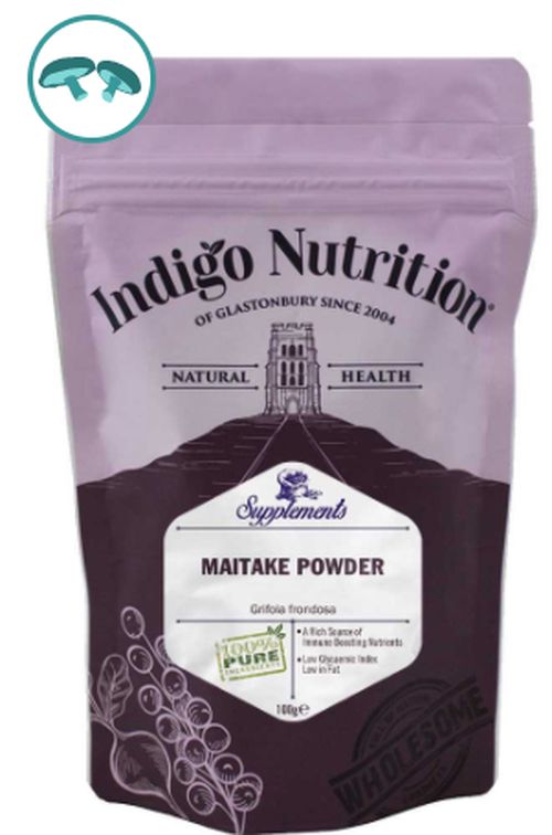 Indigo Herbs Maitake Mushroom Powder, maitake prášok, 100 g