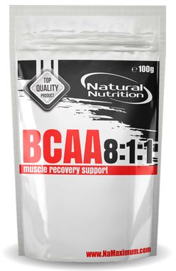 BCAA 8:1:1 aminokyseliny Natural 100g