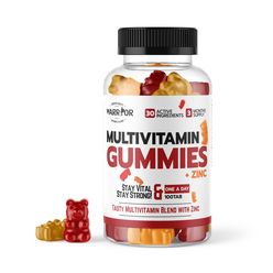 Multivitamín Gummies so zinkom 60 gummies Strawberry/Apple