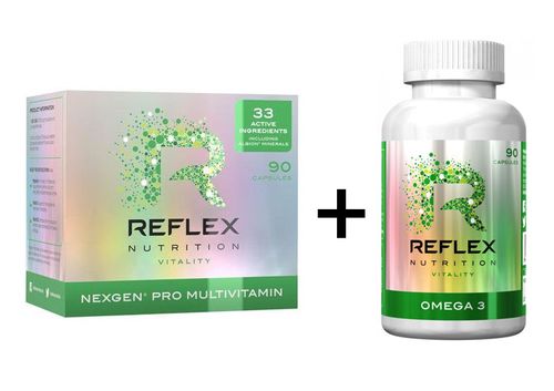 Reflex Nexgen® PRO Multivitamín 90 kapslí + Omega 3 90 kapslí ZDARMA