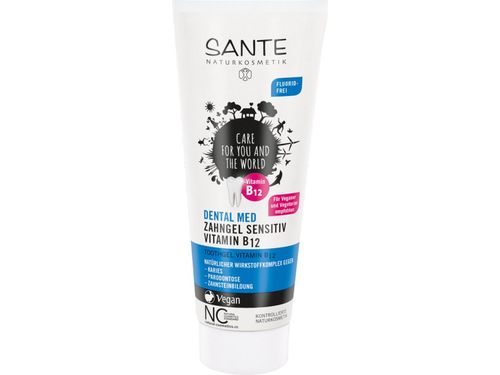 SANTE Zubní gel B12, bez fluoridu, 75ml