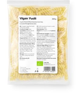 Vilgain Fusilli cestoviny BIO semolínové 250 g