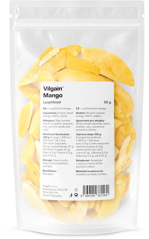 Vilgain Mango lyofilizované 50 g