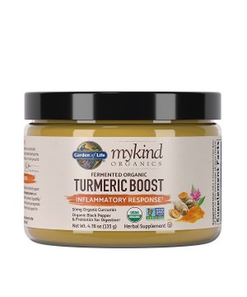 Garden of life mykind Herbal Turmeric boost (kurkuma prášek), 135g