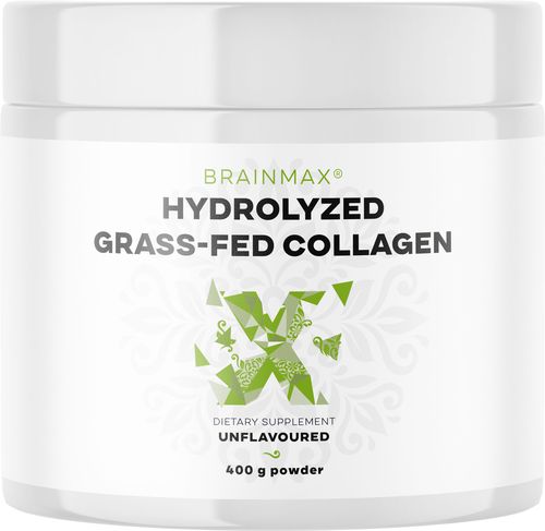 BrainMax Hydrolyzovaný Kolagén, Grass-fed Collagen, 400 g