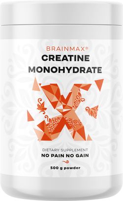 BrainMax Creatine Monohydrate, Kreatin monohydrát, 500 g