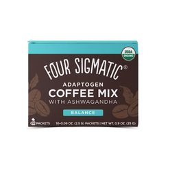 Four Sigmatic Ashwagandha & Chaga Adaptogen Coffee Mix Množstvo: 10 sáčkov