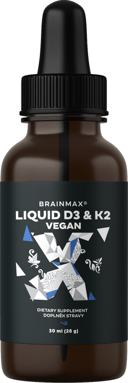 BrainMax Vegan Liquid D3 & K2, 30 ml