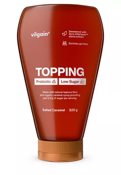 Vilgain Prebiotic Topping Low Sugar – slaný karamel 320 g