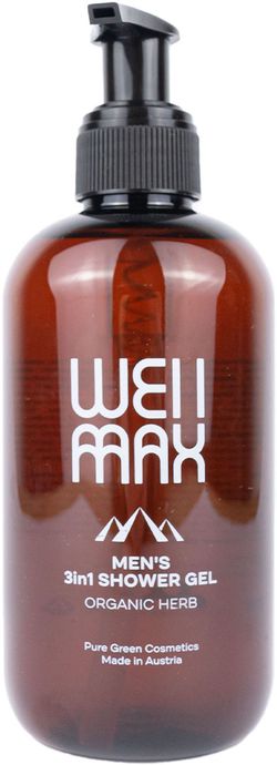 WellMax Pánský sprchový gél 3v1, 250 ml