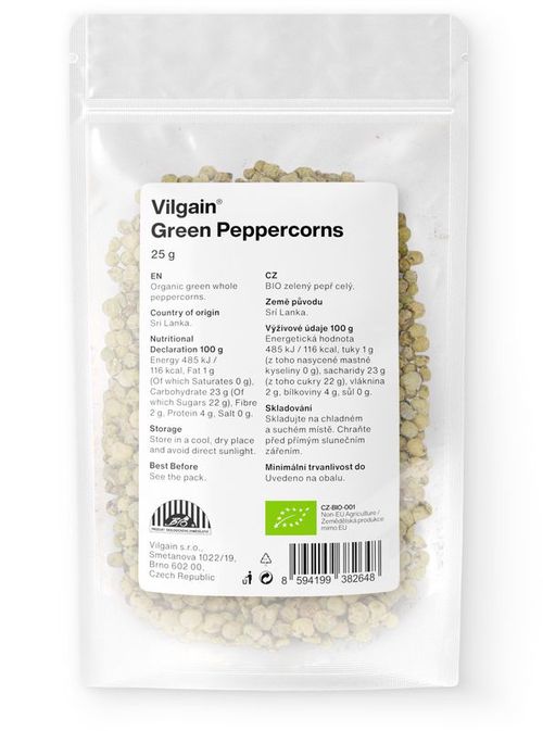 Vilgain Korenie čierne BIO zelený celý 25 g