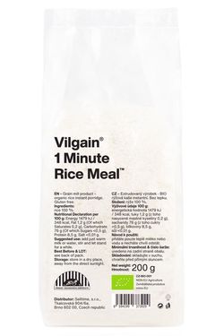 Vilgain Minútová ryžová kaša BIO 200 g