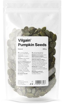 Vilgain Tekvicové semienka natural 300 g