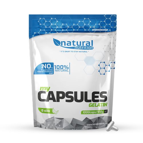 Želatínové Kapsuly MyCapsules Gelatin 0