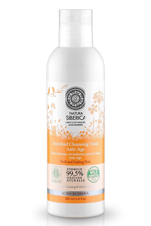 Natura Siberica Čistící tonikum pro unavenou a zralou pleť 200 ml