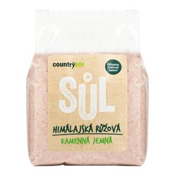 CountryLife Himalájská sůl růžová jemná 1kg