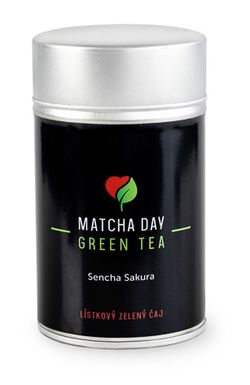 Matcha Day organický zelený lístkový čaj Sencha Sakura 60g