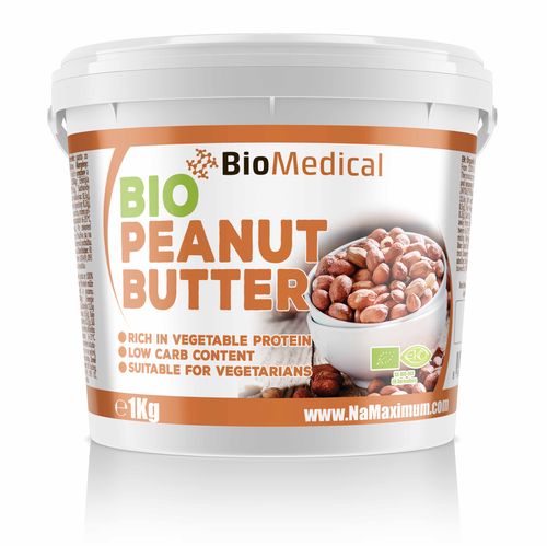 BIO Peanut Butter - Arašidové maslo 180g Natural