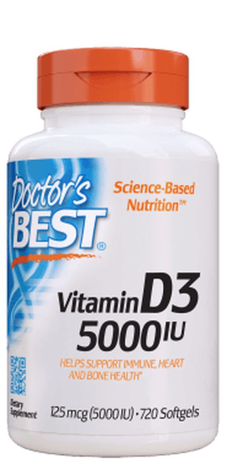 Doctor's Best Doctor’s Best Vitamin D3, 5000 IU, 720 softgel kapsúl