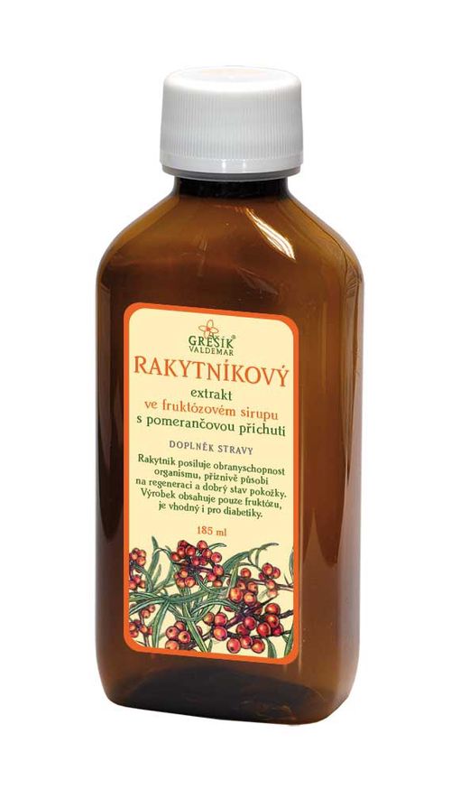 GREŠÍK VALDEMAR Rakytníkový sirup 185ml