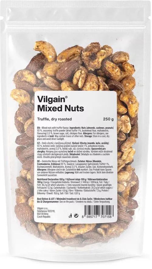Vilgain Mixed Nuts – hľuzovky 250 g