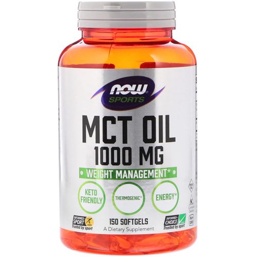 NOW® Foods NOW MCT olej, 1000mg, 150 softgel kapslí