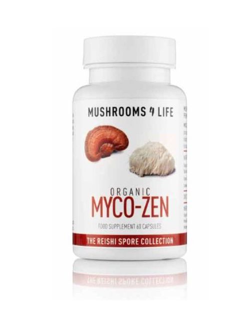 Mushrooms 4 Life BIO MYCO-ZEN Reishi a Lion´s Mane, 60 kapslí