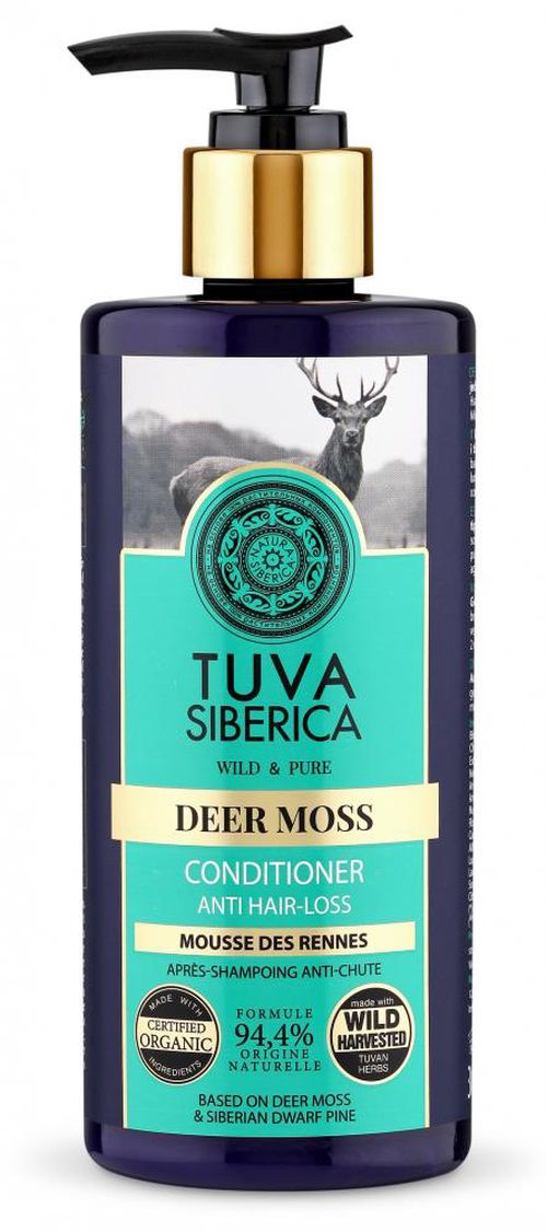 TUVA Siberica, Deer Moss, kondicionér, proti vypadávání vlasů, 300 ml