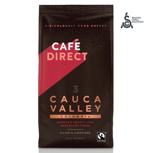 Cafédirect - Colombia Cauca SCA 82 Valley mletá káva, 227 g